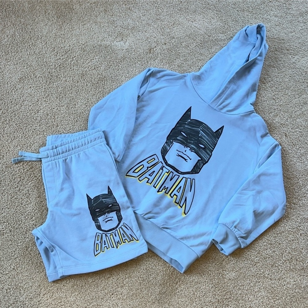 H&M Batman Hoodie and Shorts Set